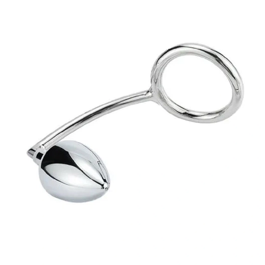 Steel Anal Set Hook 4663 Cock Stainless with Ring DiscreetChoice 1103